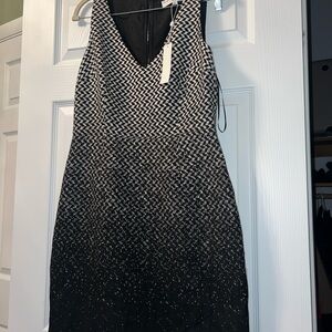 NWT Trina Turk Black and White Mini Dress